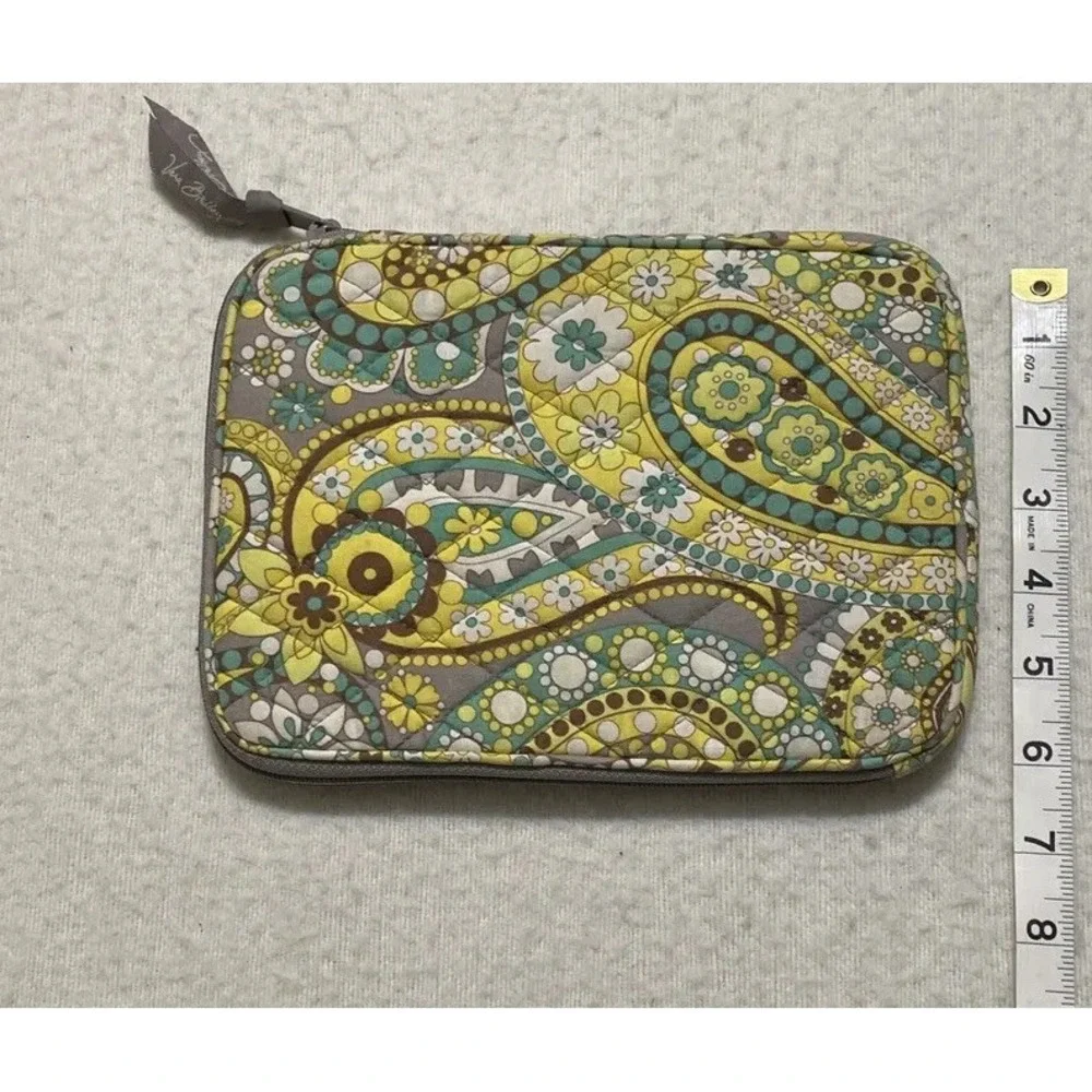Vera Bradley Purse Wallet Women's Quilted Yellow Floral Pattern Clutch 9 x 6